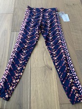 NEW NWT Matilda Jane Tween Telling Tales Leggings Size 8 Navy Blue Floral