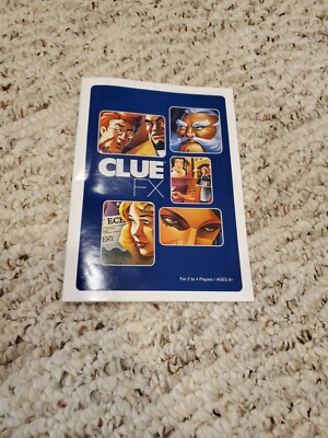 Clue FX Electronic Talking Game Replacement Parts manual | eBay