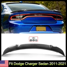 Rear Spoiler Wing Lip Carbon Look For Dodge Charger SRT Hellcat Redeye 2011-2023