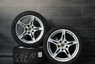 Original Porsche Boxster Spyder 987 Cayman Alufelgen Winterreifen 235 255 r18 !