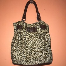 Leopard Print Satchel Bag