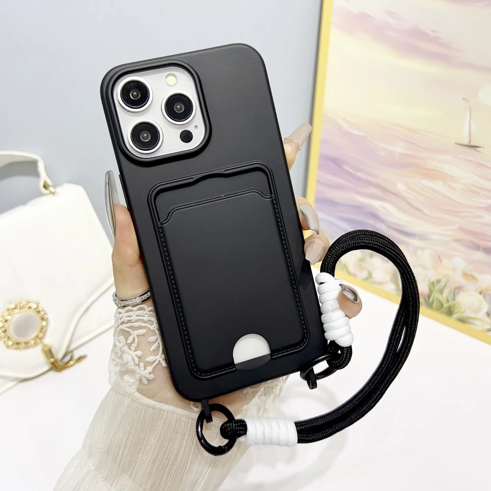 Durable iPhone 16 15 Pro Max 14 13 12 11 X Xr Xs Max Case with Lanyard