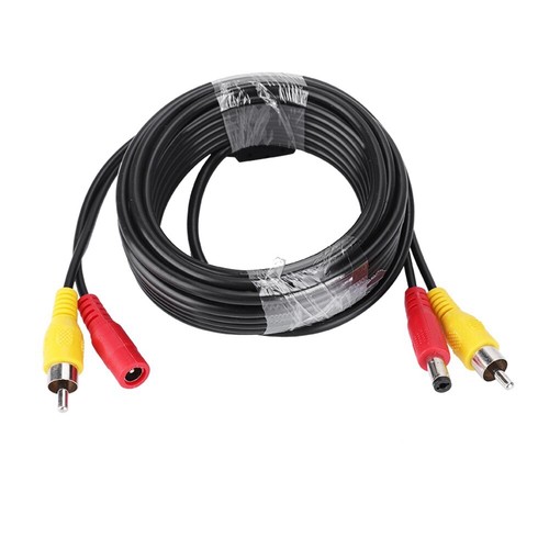 + DC Car Monitoring Analog Camera AV Audio Video Power Cable Wire (5m) New Fit - Picture 7 of 9
