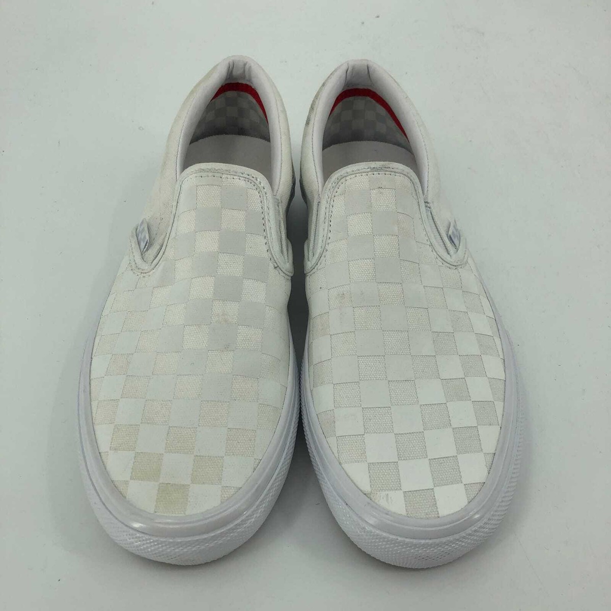Vans Cream White Comfort Cushioned Sneakers | Slip-On Style  display picture 3