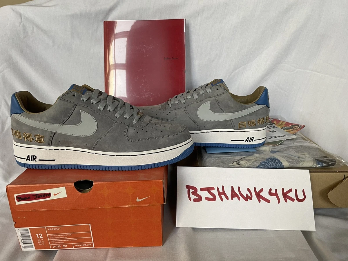 Nike Air force 1 Lebron Chamber of Fear Complacency Sz 12 DS Event promo Extras