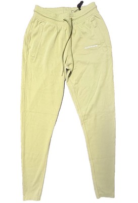 Alphalete Essential Core Joggers size M women Olive Green Pockets Zip Drawstring