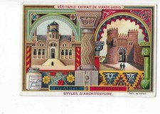 Chromo Liebig Style D'Architecture Byzantin Mauresque