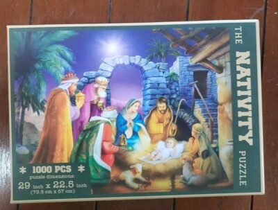 Gemstone The Nativity Puzzle 1000 pieces 29''x22.5'' 