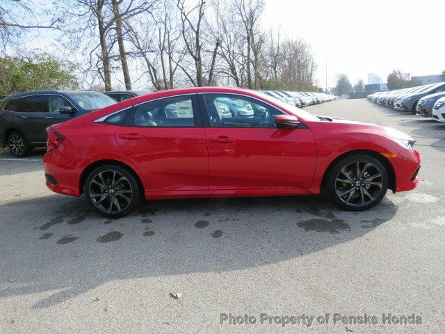 2020 Honda Civic Sedan Sport CVT port CVT New 4 dr Sedan CVT Gasoline 2.0L 4 Cyl Rallye Red