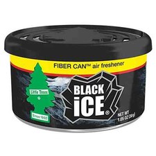 1 Pc Little Trees Fiber Can Air Freshener Black Ice Scent Home Car Office