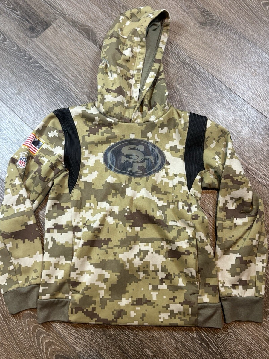 Camo Sf 49ers Salute To Service Hoodie Nike Men's NFL San