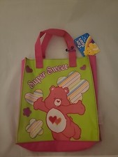 CARE BEARS PINK Mini Tote Bag 2005 W/ Tag