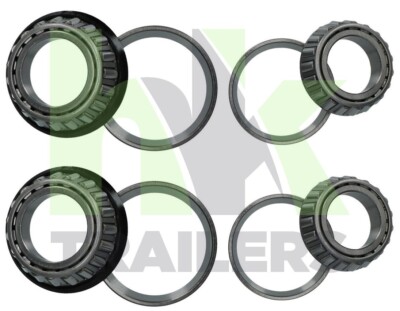 Cuscinetti Rimorchio Kit Cuscinetti Ruota Per Rimorchio Indespension 200/203 - 4 Cuscinetti (per 2 Mozzi), L44649, LM67048L Kit Cuscinetti Indespension - Foto 4