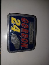 BELT BUCKLE OF JEFF GORDON Made In USA Limited Edition 1998 NASCAR Winston Cup