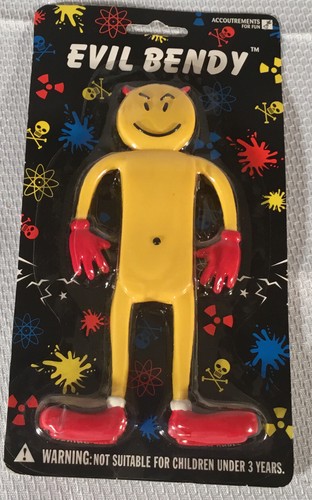 Accoutrements Evil Bendy Flexible Yellow Devil 1998