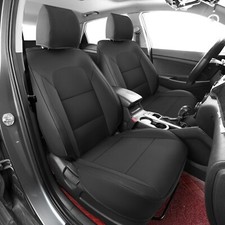 2015-2018 Hyundai Tucson Custom Fit Leather Seat Covers Black Full Set