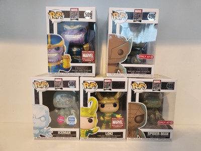 80 Years Of Marvel Comic Funko Pop Lot Marvel Collector Corps Exclusives