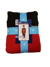 New Champion Boys Size 4T, 3 Piece Set w/Tee, Hoodie Jogger, Black/Red/White