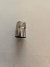 Snap On 1/4" Drive 7/16" 6PT SAE Shallow Chrome Socket USA TM14