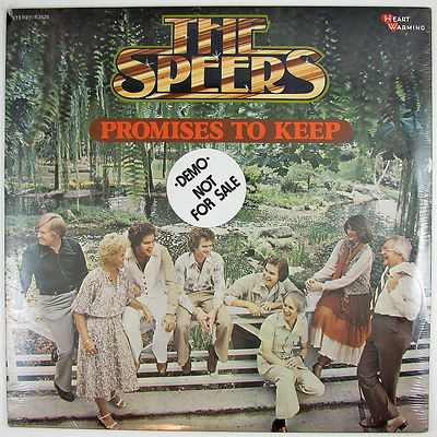 SPEERS Promises To Keep LP 1978 COUNTRY GOSPEL (STILL SEALED/UNPLAYED)
