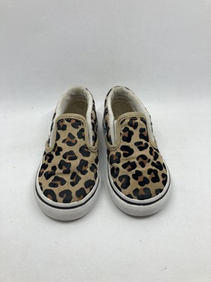 vans off the wall leopard shoes