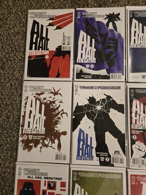 Transformers: All Hail Megatron #1,3,4(x2),6,7-12 (all Cvr B), 13