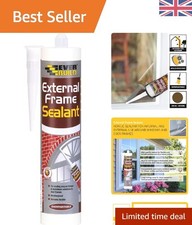 Brown Water-Resistant External Frame Sealant - Ideal for Doors & Windows - 290ml