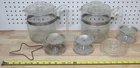 Used Vintage Pyrex 6 Cup Percolators Coffee Pot W/ Spare Parts Flameware B1 USA