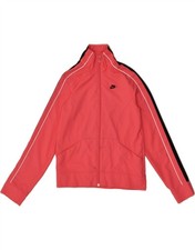 NIKE Womens Tracksuit Top Jacket UK 6 XS Pink Polyester AE40