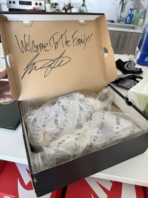 Size 10.5 - Jordan 23 Retro x Trophy Room white 2016 W Autograph Marcus Jordan 
