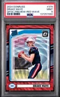 2024 PANINI DONRUSS OPTIC PREVIEW-RED WAVE #379 DRAKE MAYE ROOKIE RC PSA 9
