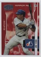 2003 Leaf Certified Materials Mirror Red 32/100 Jose Vidro #110 1dm4