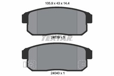 BREMSBELAGSATZ FÜR MAZDA RX-8 (SE, FE) - TEXTAR 2403901