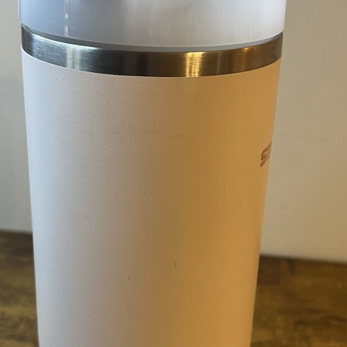 Stanley Cup Tall 40oz Light Pink Blush H20 Quencher Tumbler with Lid Straw EUC - Bild 5 von 24