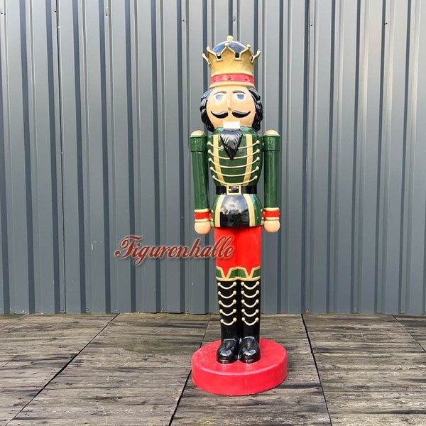 Nussknacker Figur Winter Adwent Deko Garten Statue Weihnachten Weihnachtsmann-image