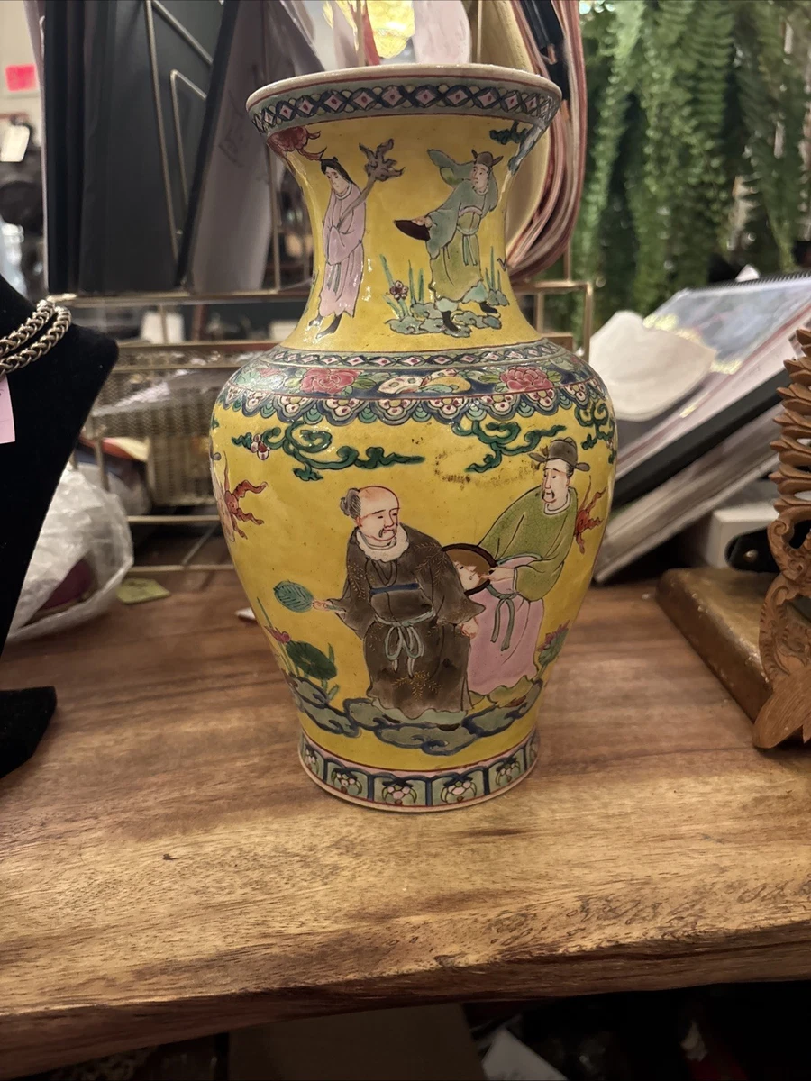 陶瓷黄色1850-1899 亚洲古董| eBay