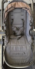 City Select LUX Second Seat Kit Gray Fabric Black Frame Baby Jogger Stroller