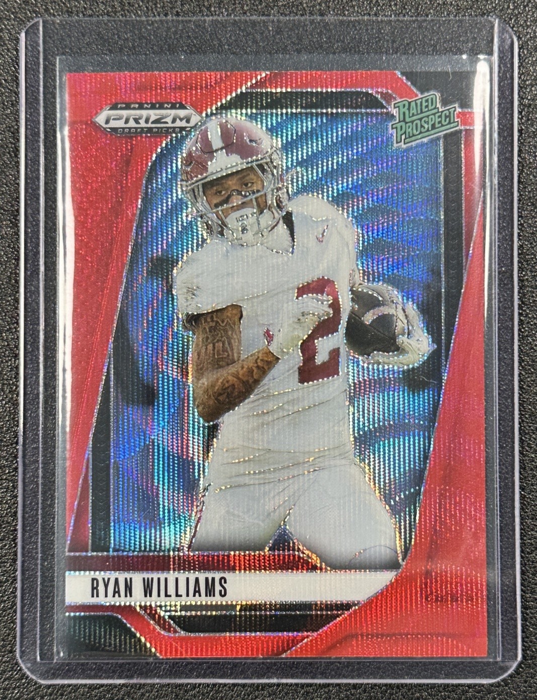 RYAN WILLIAMS 2025 PANINI PRIZM DRAFT PICKS #151 RUBY WAVE RATED PROSPECT