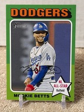 2024 Topps Heritage MOOKIE BETTS Los Angeles Dodgers Card #499