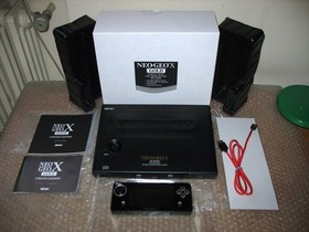 BOXED SNK NEO GEO X GOLD EDITION CONSOLE NINJA MASTER'S CARD