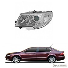 Scheinwerfer Depo H7/H3 links passt für Skoda Superb II 3T5/3T4 ab 2008-2013