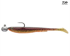 Daiwa GrandWave Slim Shady Sea Rigged Gummifisch Set Haken Gewicht Köder