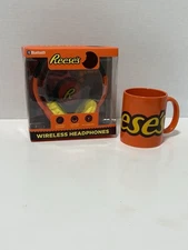 Reese’s Bluetooth Headphones & Coffee Mug ~ Great Christmas Gift