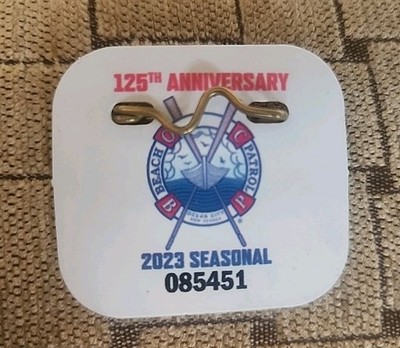 2023 Ocean City New Jersey Beach Tag Beach Patrol 125th Anniversary OCNJ