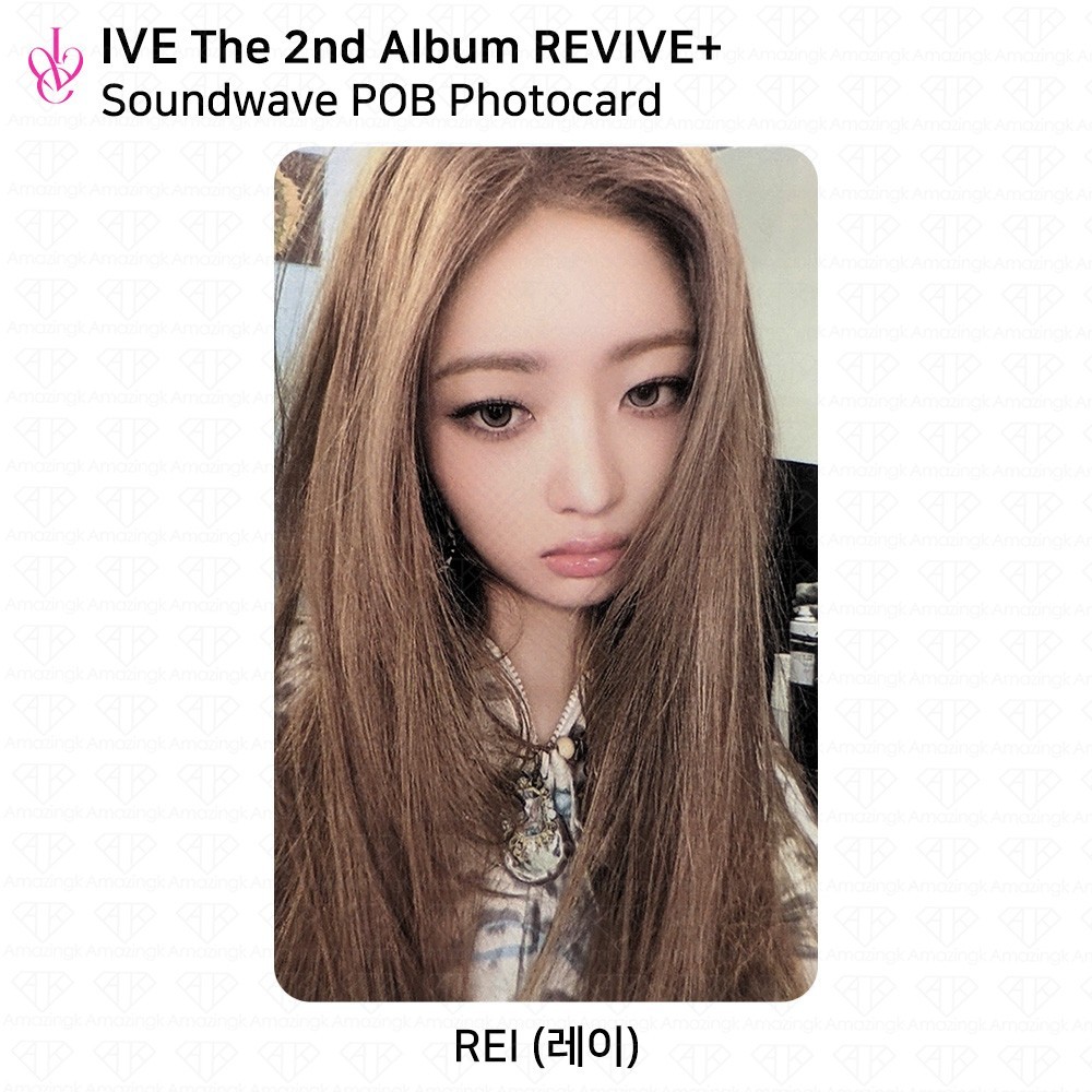 IVE The 2nd Album REVIVE+ Soundwave POB Photocard WONYOUNG REI LIZ