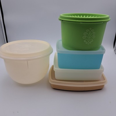 Mixed Tupperware Lot 5 Piece With Lids