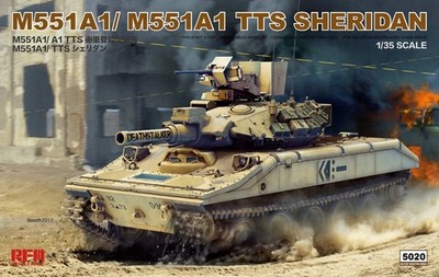 Rye Field Model 5020 1/35 M551A1/M551A1 TTS Sheridan