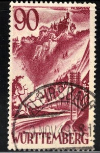 Württemberg Mi# 37 Used French Zone