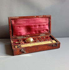 Antique Sikes’ Hydrometer by Joseph Long Original Box with Weights No glass tube