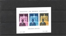 Ghana 1959 Abraham Lincoln Mini Sheet MNH